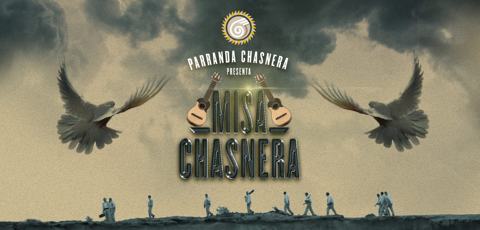 Actuación de la Parranda Chasnera durante la Misa Chasnera, expresión única de la parranda canaria tradicional