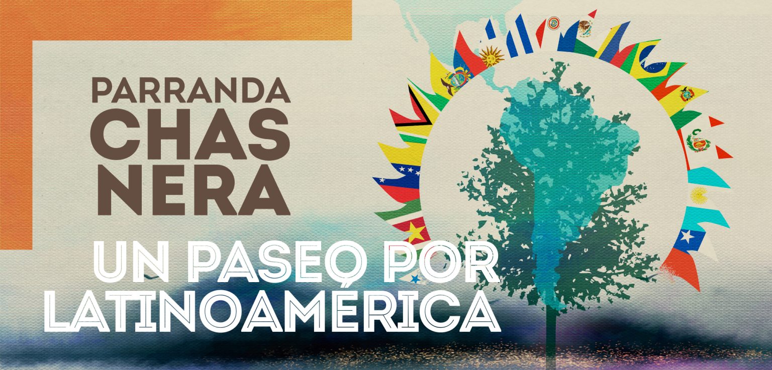 Parranda Chasnera en el espectáculo “Un paseo por Latinoamérica”, ejemplo de parranda canaria moderna