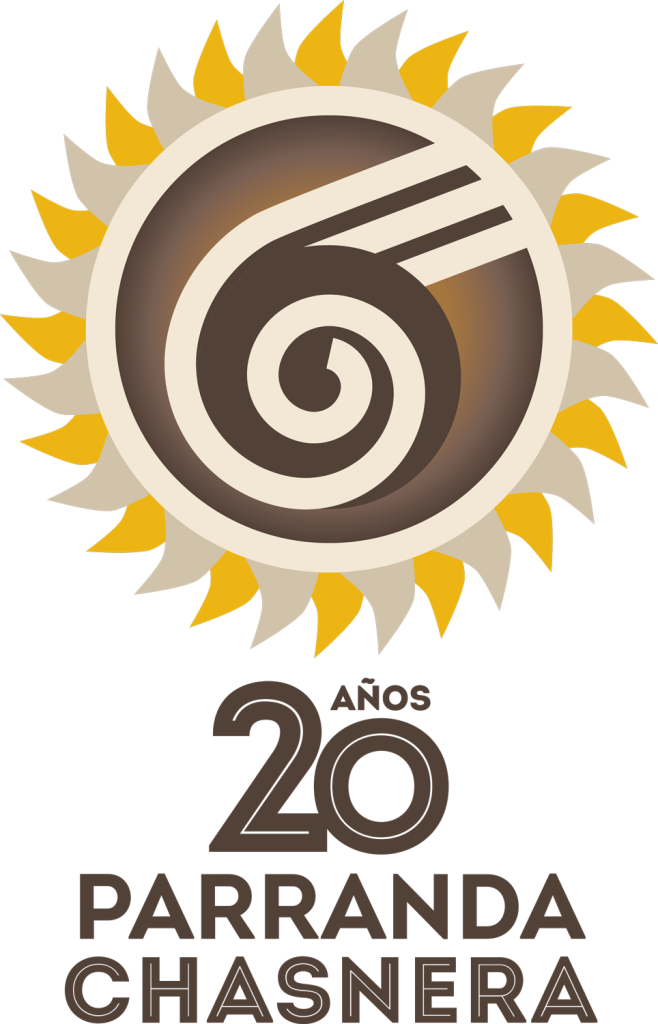Logo 20 años Parranda Chasnera – Grupo de música tradicional canaria